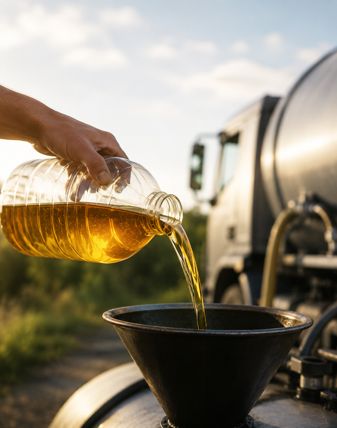 Used cooking oil collection